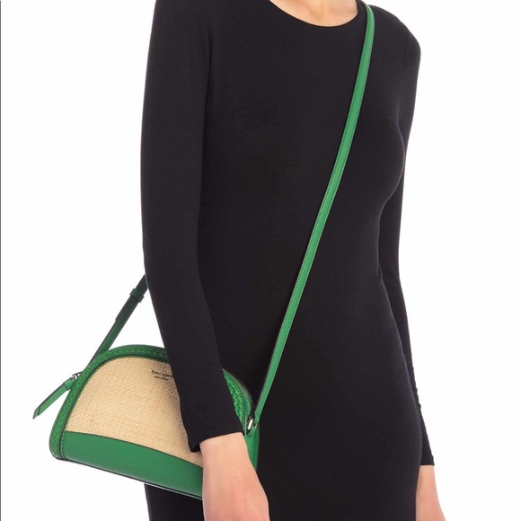 Kate Spade Reiley Straw Dome Cross Body Bag - Picture 2 of 8